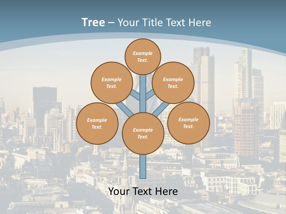 Capital Cities Finance Financial Institutions PowerPoint Template