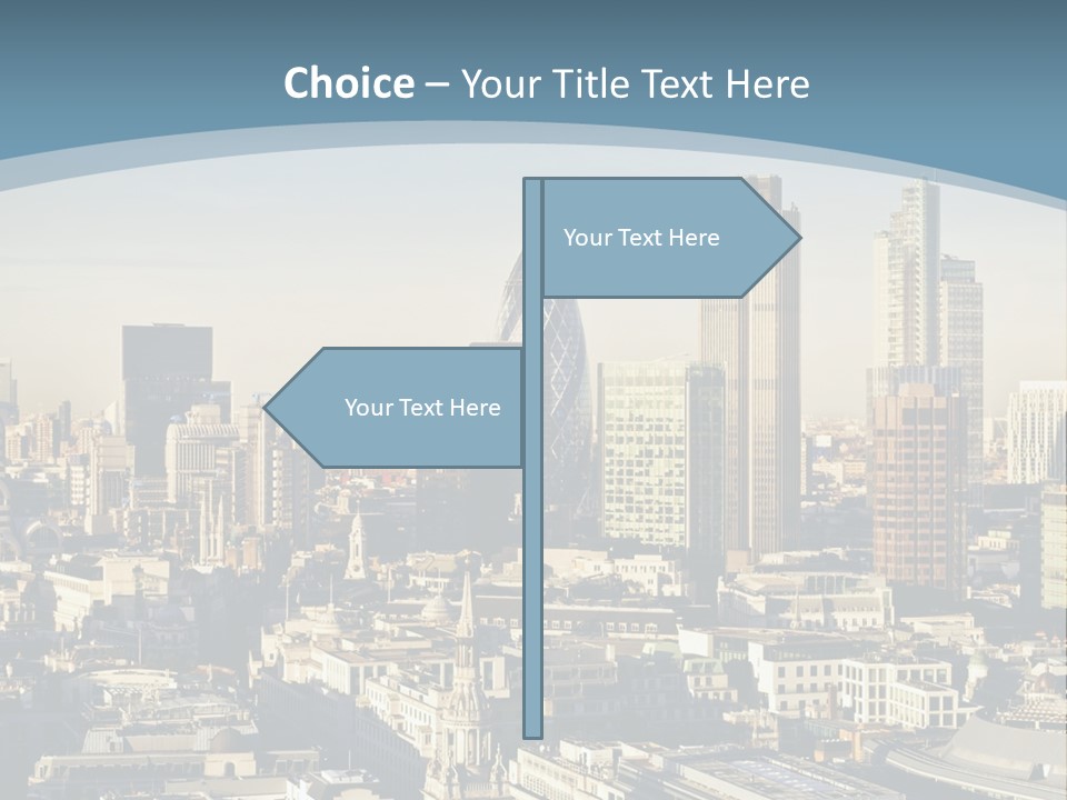 Capital Cities Finance Financial Institutions PowerPoint Template