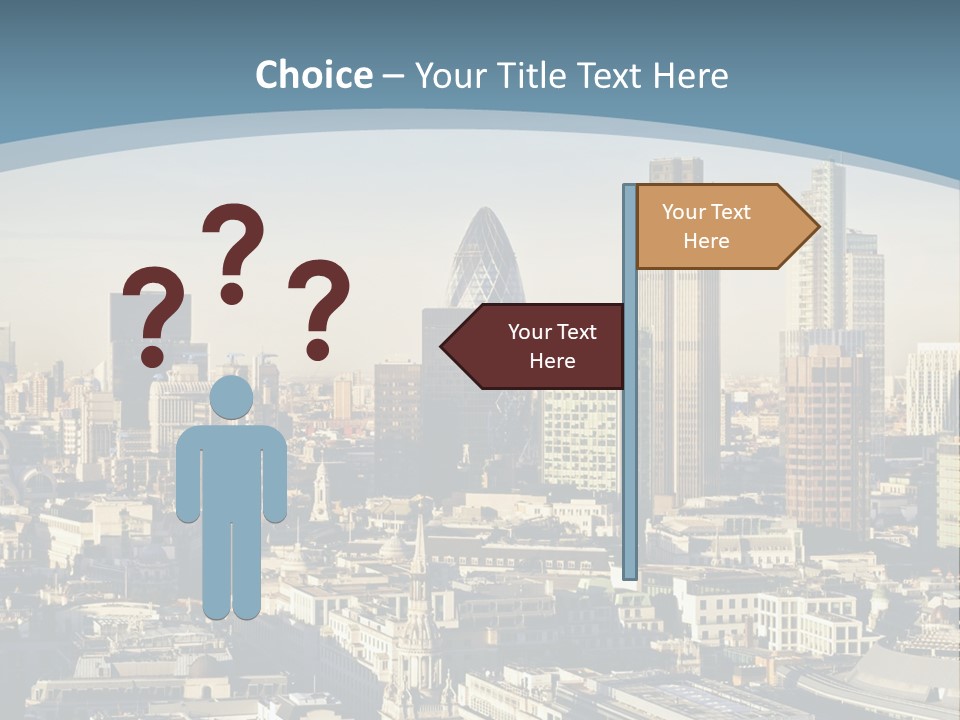 Capital Cities Finance Financial Institutions PowerPoint Template