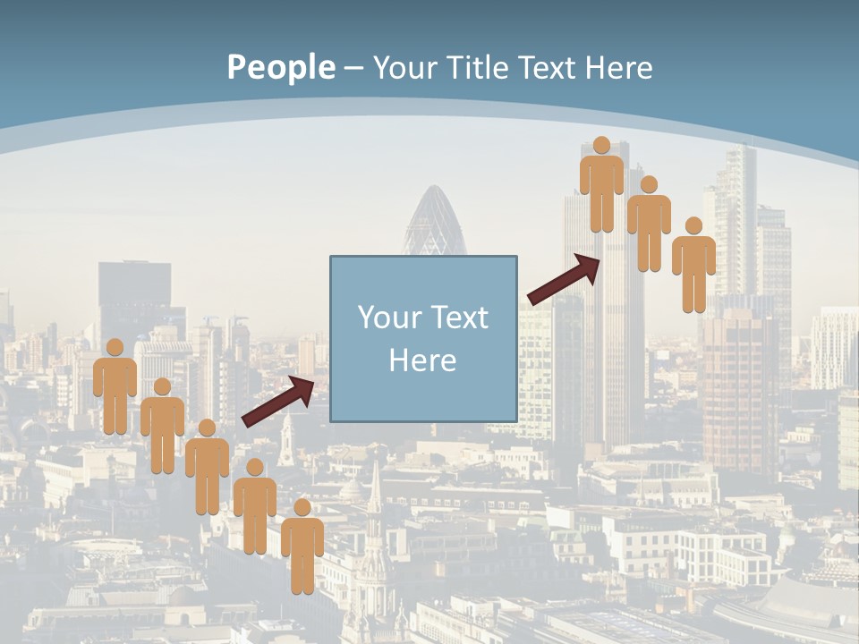 Capital Cities Finance Financial Institutions PowerPoint Template