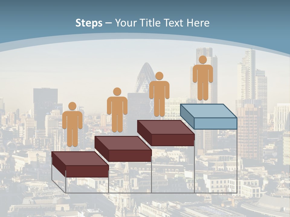 Capital Cities Finance Financial Institutions PowerPoint Template