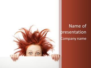 Hair Face Messy PowerPoint Template