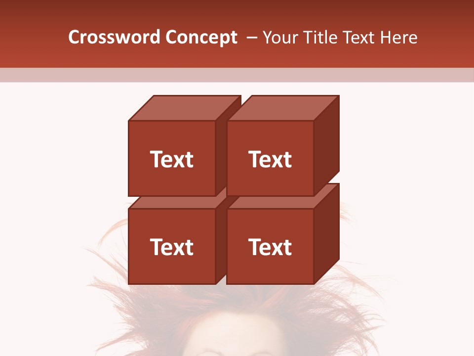 Hair Face Messy PowerPoint Template
