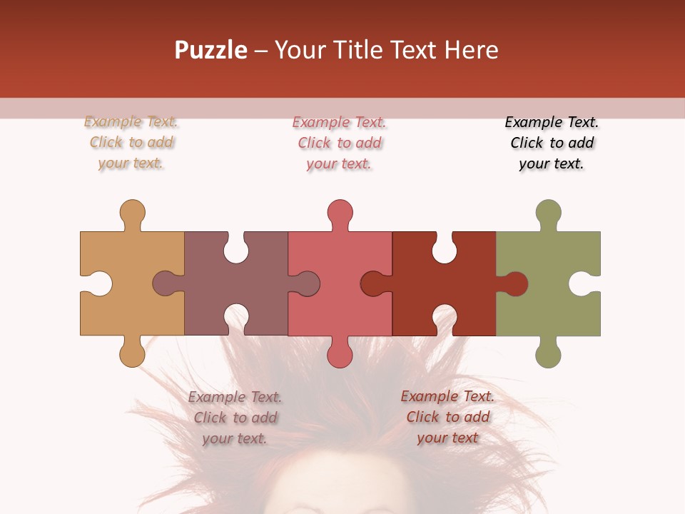 Hair Face Messy PowerPoint Template