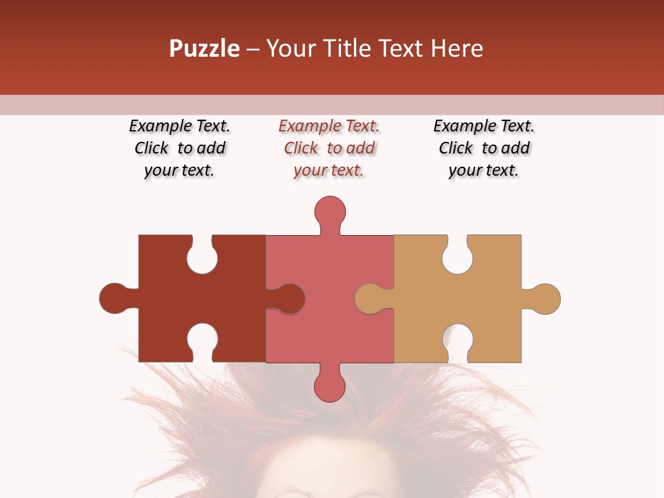 Hair Face Messy PowerPoint Template