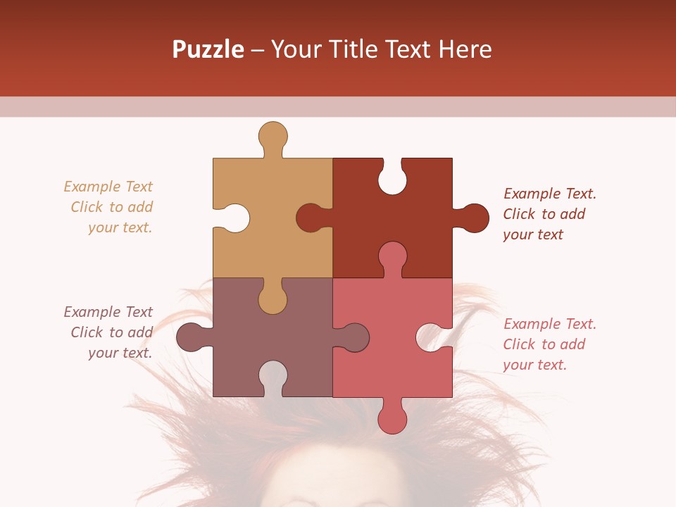 Hair Face Messy PowerPoint Template