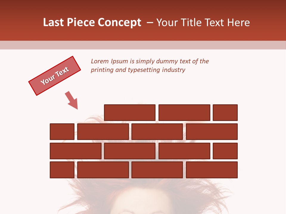 Hair Face Messy PowerPoint Template