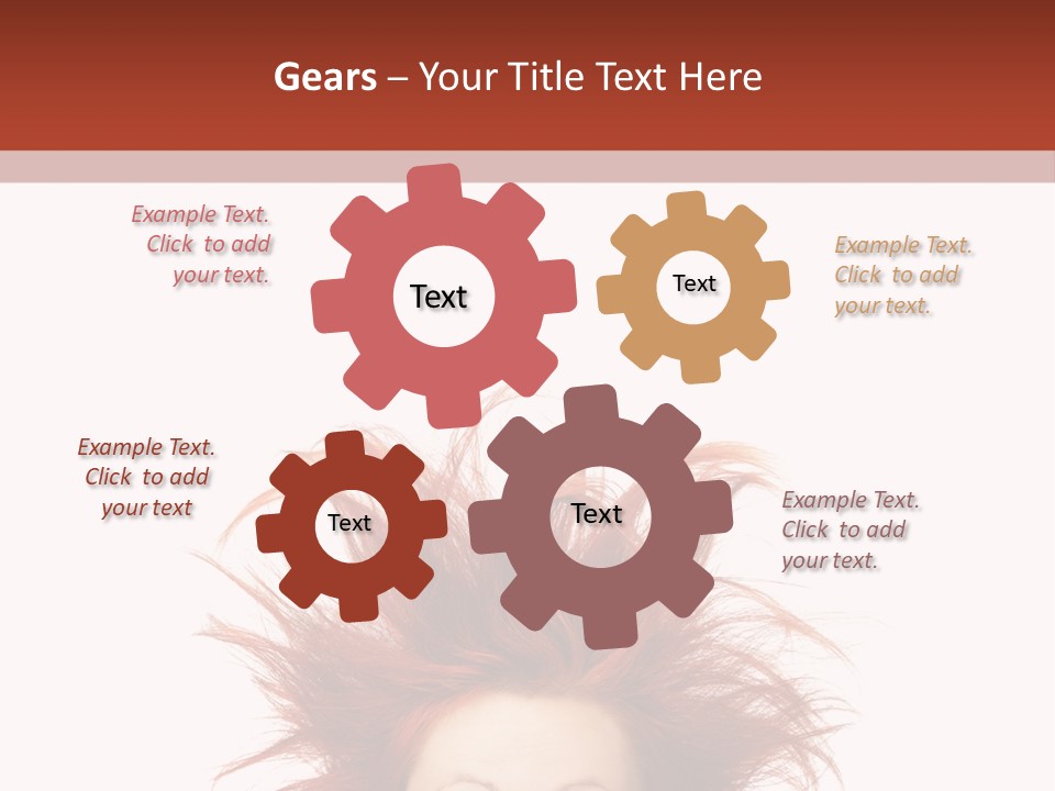 Hair Face Messy PowerPoint Template