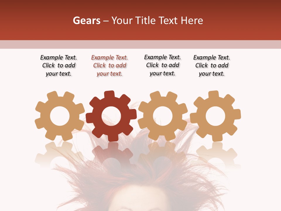 Hair Face Messy PowerPoint Template