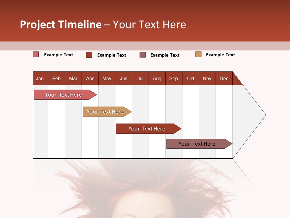 Hair Face Messy PowerPoint Template