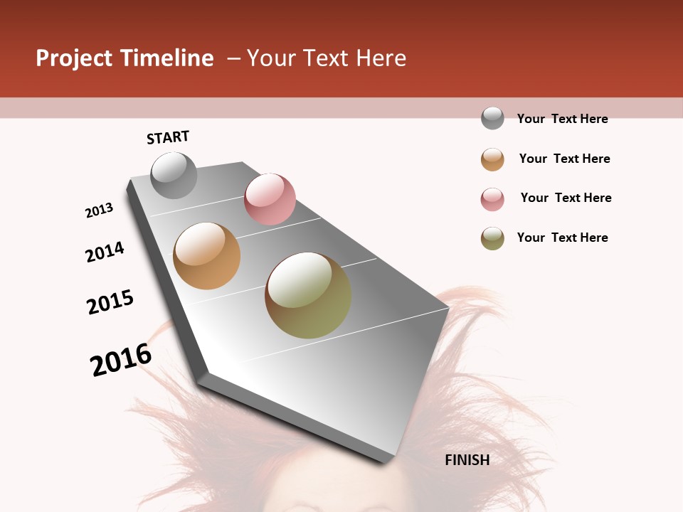 Hair Face Messy PowerPoint Template