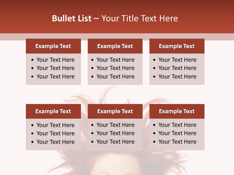 Hair Face Messy PowerPoint Template