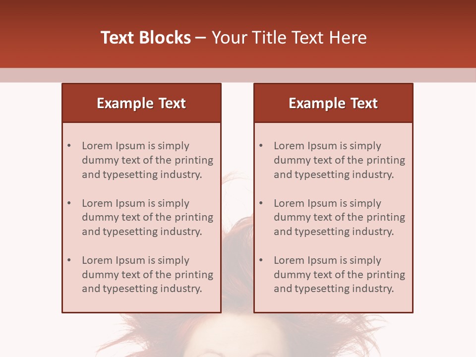 Hair Face Messy PowerPoint Template