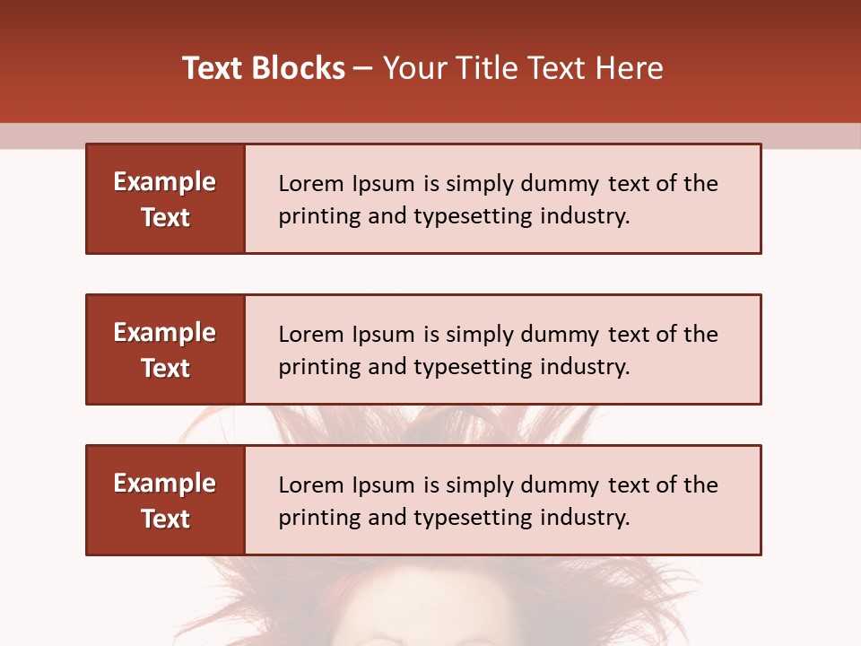 Hair Face Messy PowerPoint Template