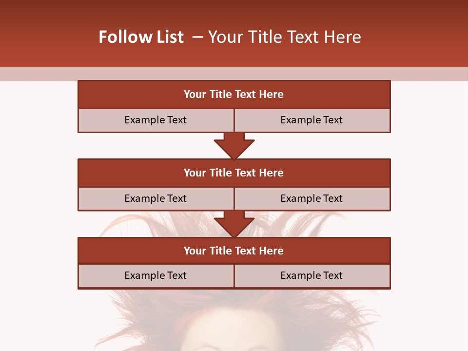 Hair Face Messy PowerPoint Template