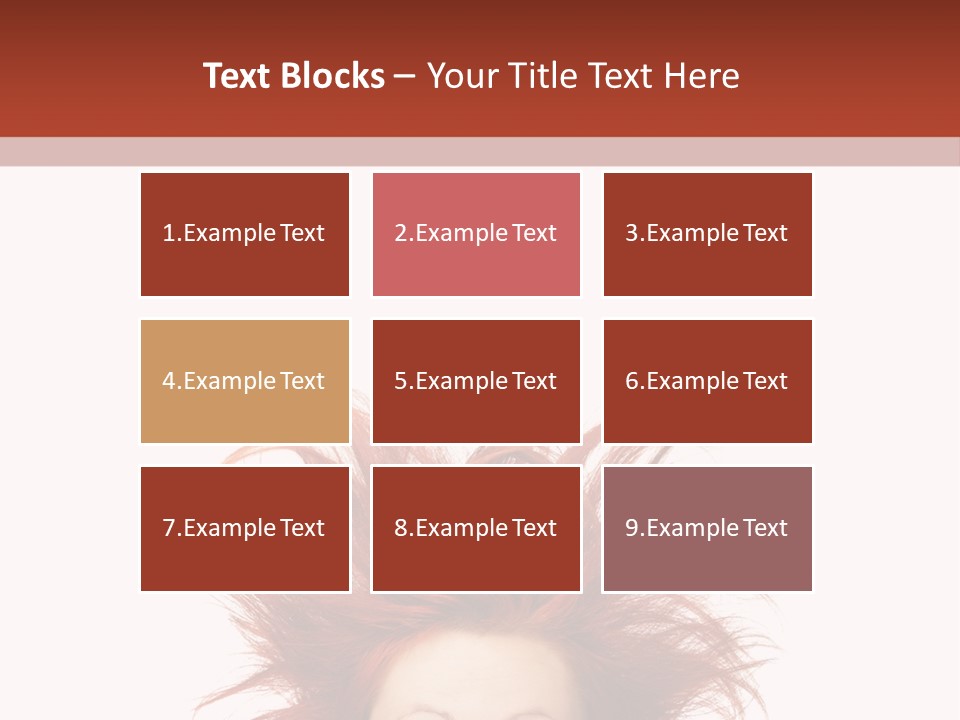 Hair Face Messy PowerPoint Template