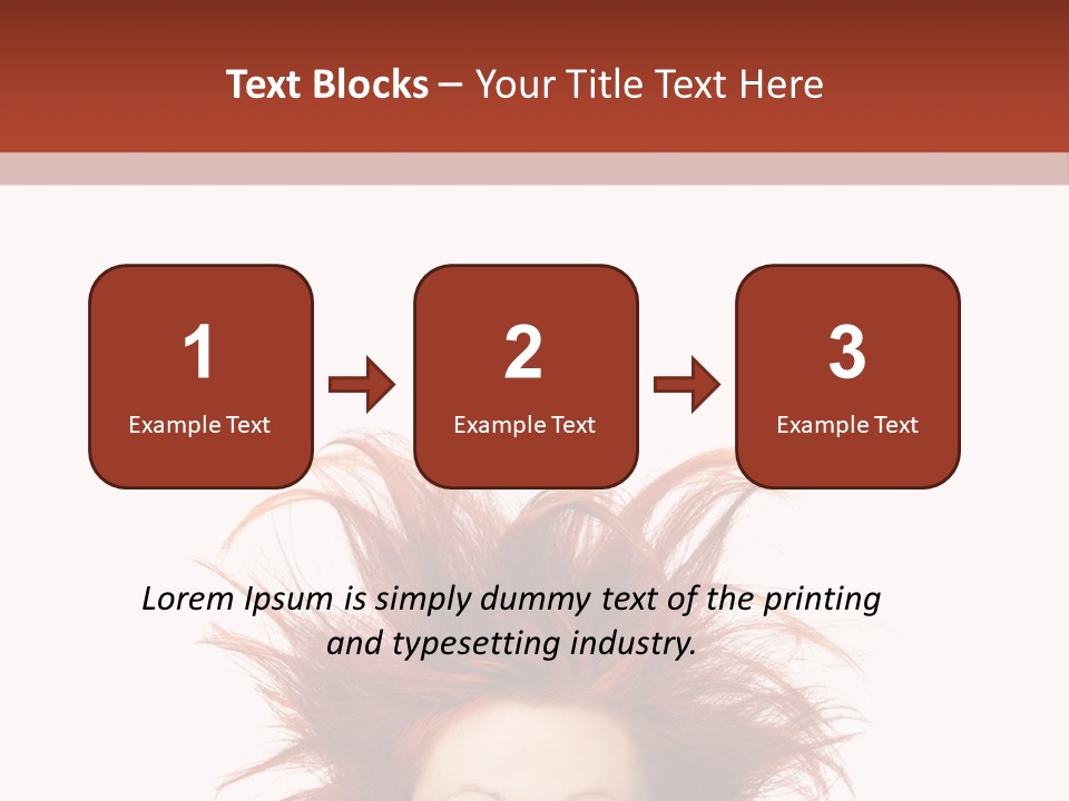 Hair Face Messy PowerPoint Template