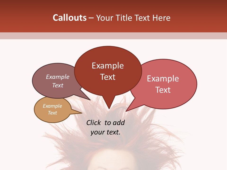 Hair Face Messy PowerPoint Template