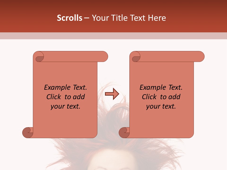 Hair Face Messy PowerPoint Template