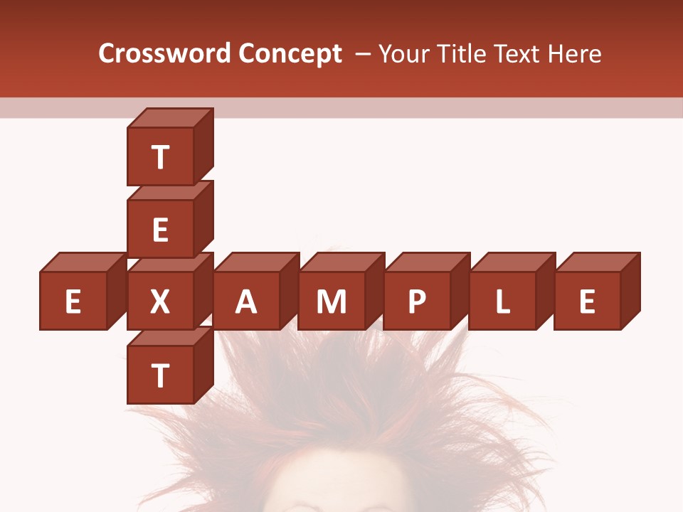 Hair Face Messy PowerPoint Template