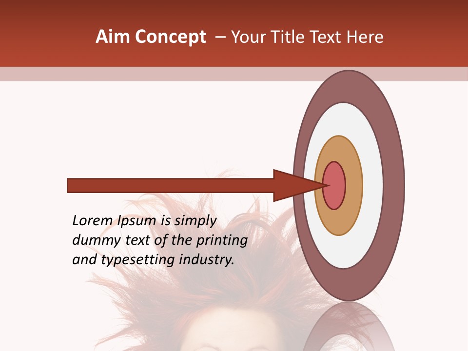 Hair Face Messy PowerPoint Template
