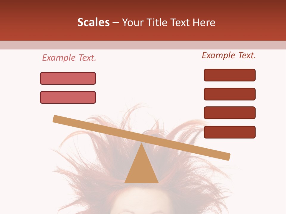 Hair Face Messy PowerPoint Template