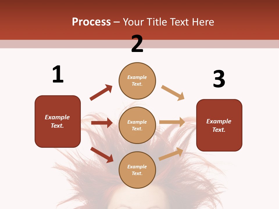 Hair Face Messy PowerPoint Template