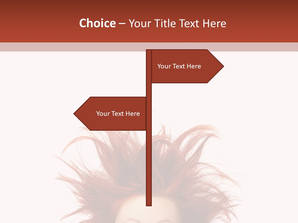 Hair Face Messy PowerPoint Template