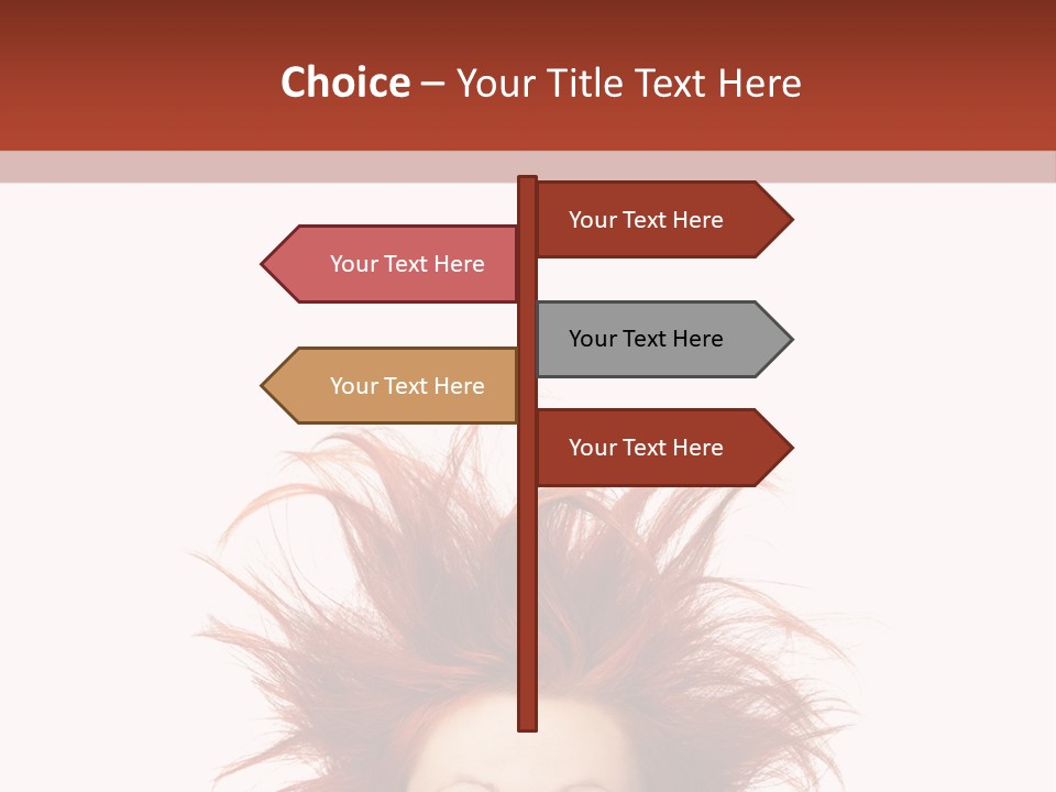 Hair Face Messy PowerPoint Template