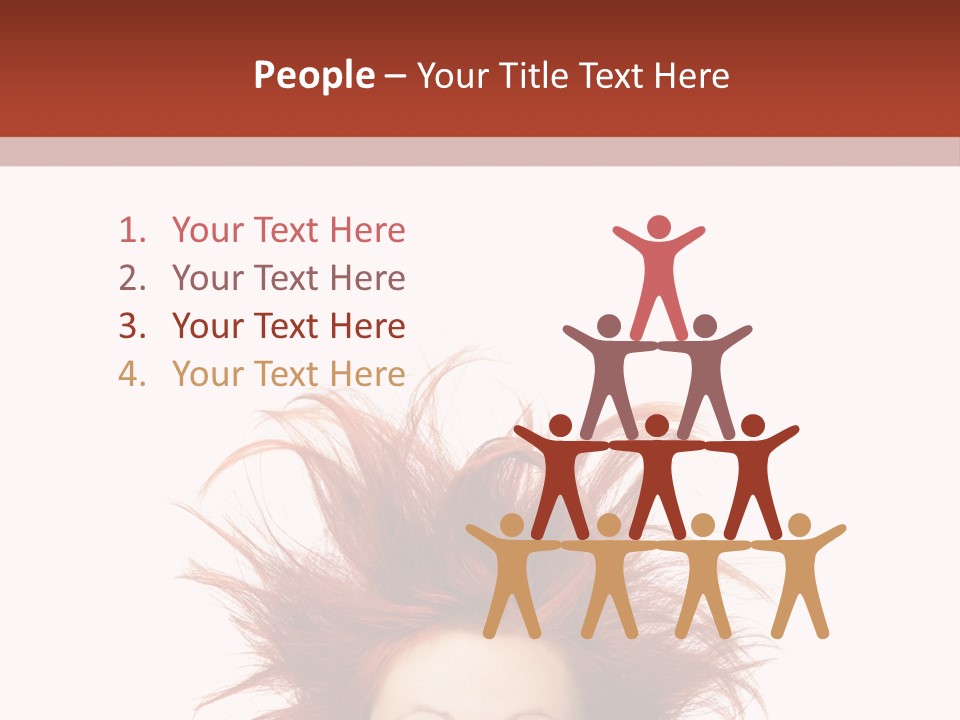 Hair Face Messy PowerPoint Template