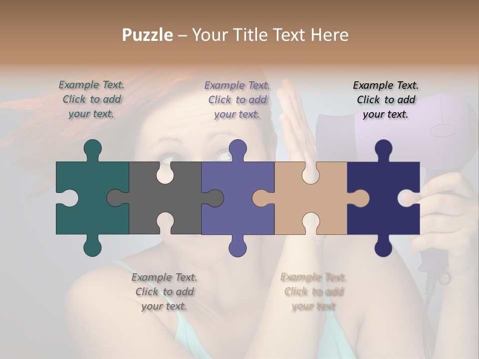 Color Cute Eye PowerPoint Template