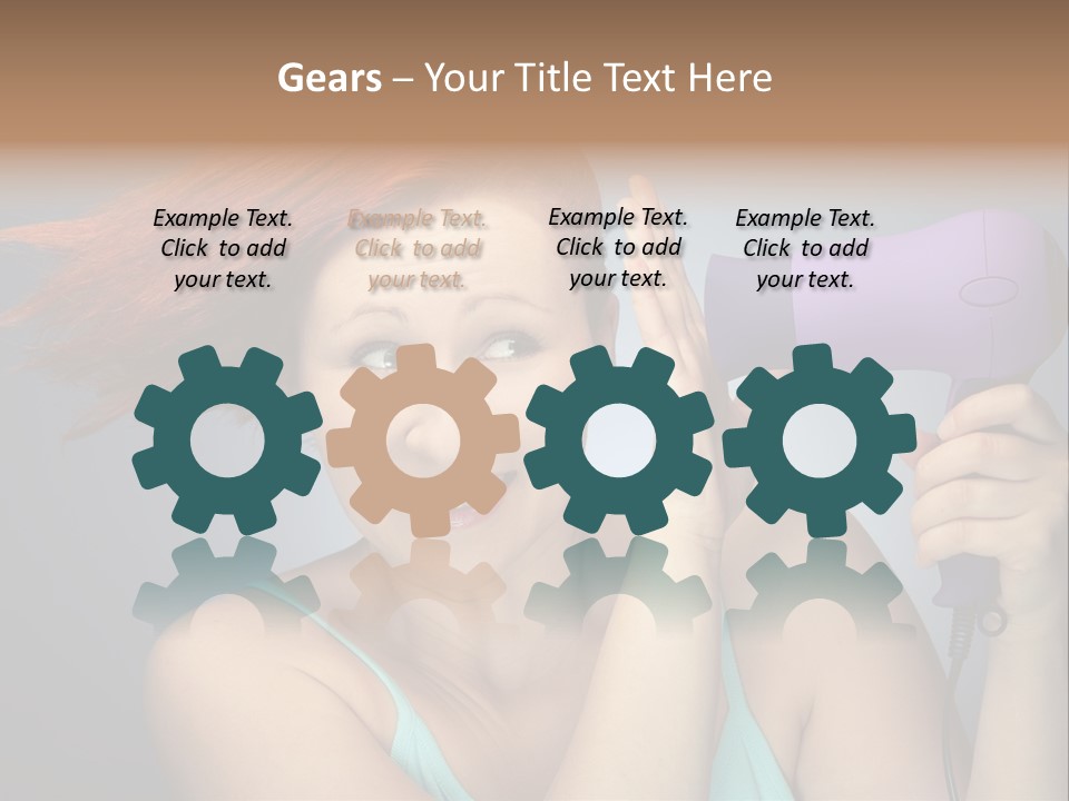 Color Cute Eye PowerPoint Template