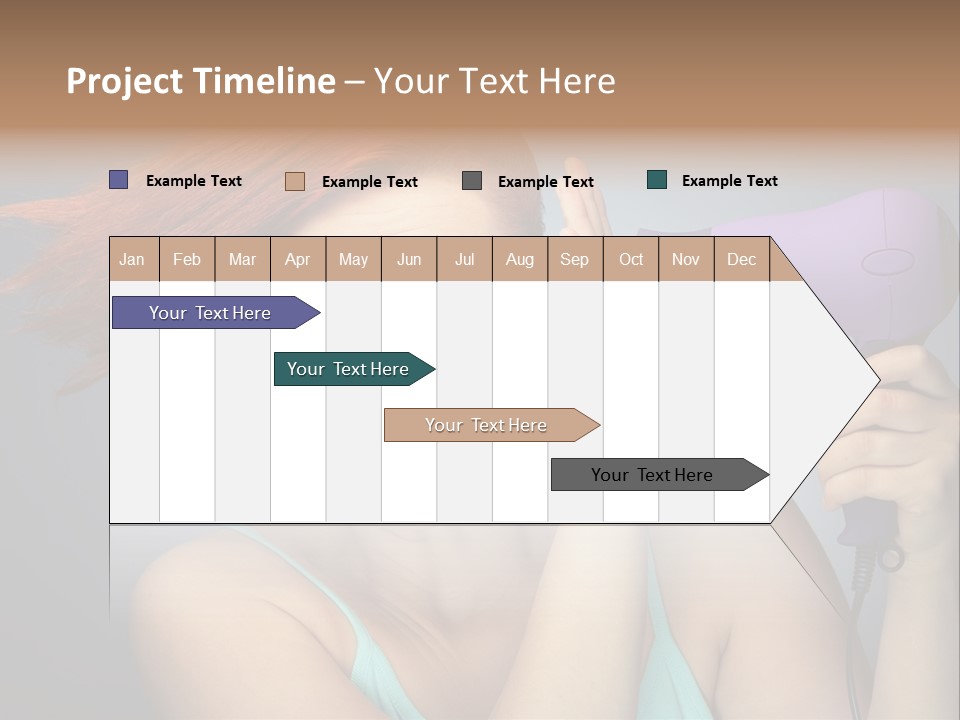 Color Cute Eye PowerPoint Template