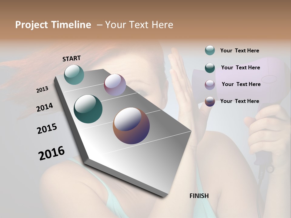 Color Cute Eye PowerPoint Template