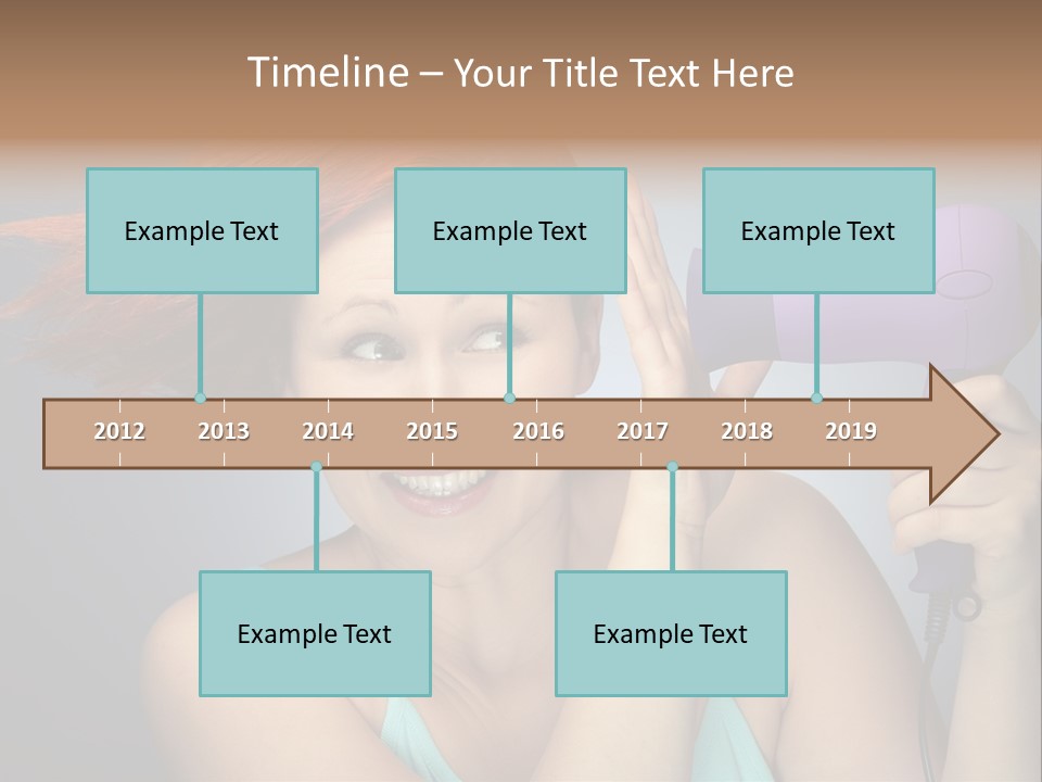 Color Cute Eye PowerPoint Template