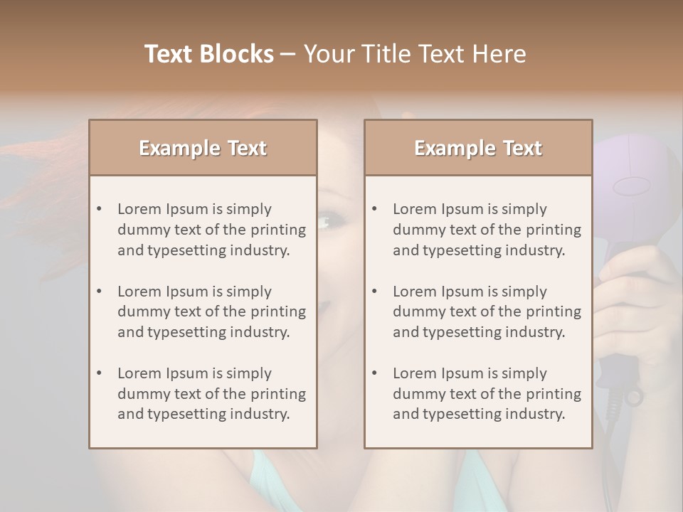 Color Cute Eye PowerPoint Template