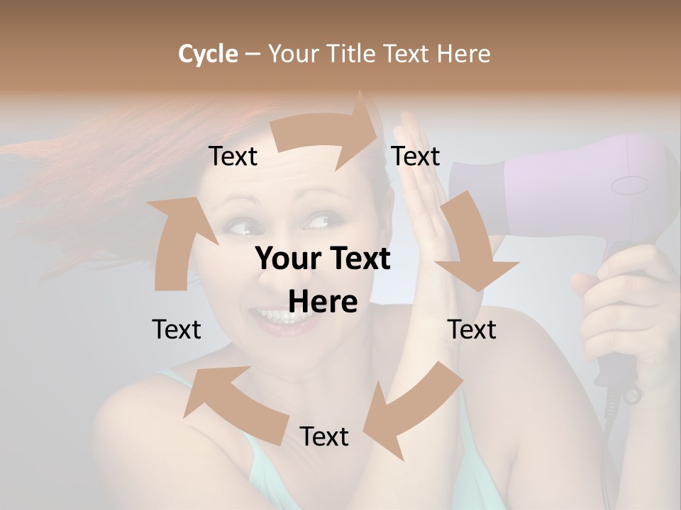 Color Cute Eye PowerPoint Template