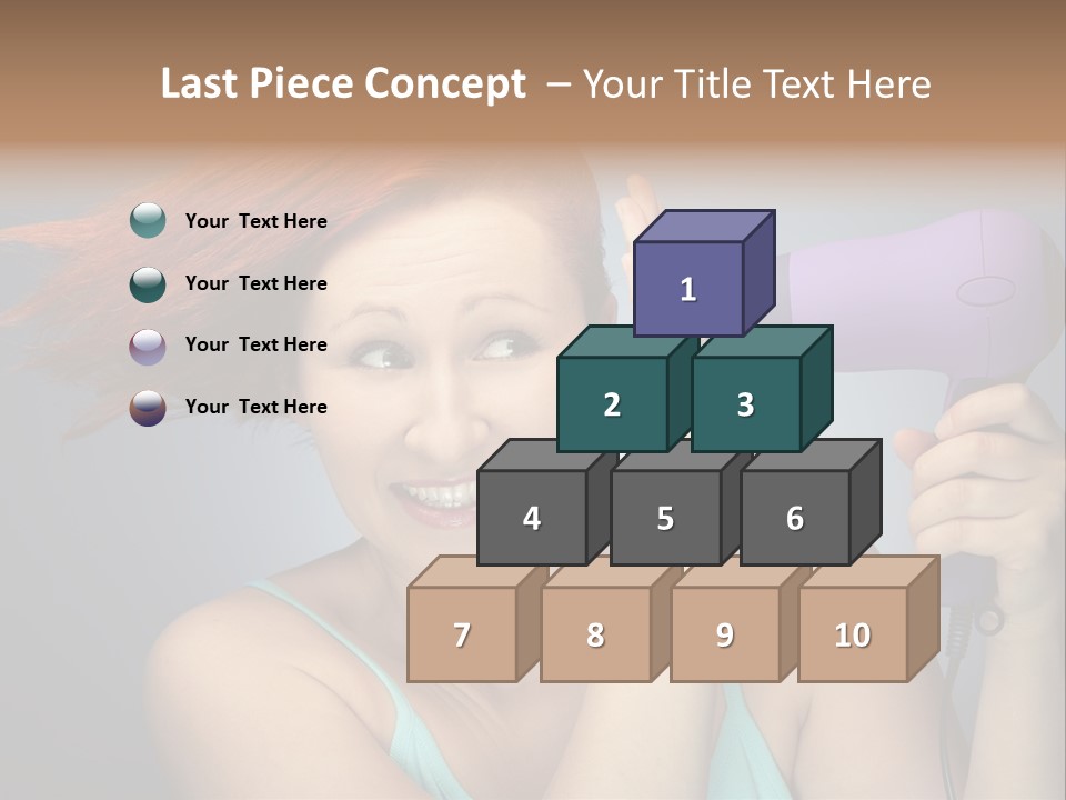 Color Cute Eye PowerPoint Template