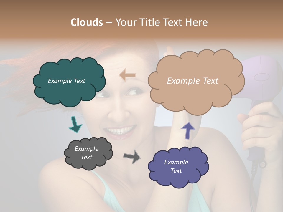 Color Cute Eye PowerPoint Template