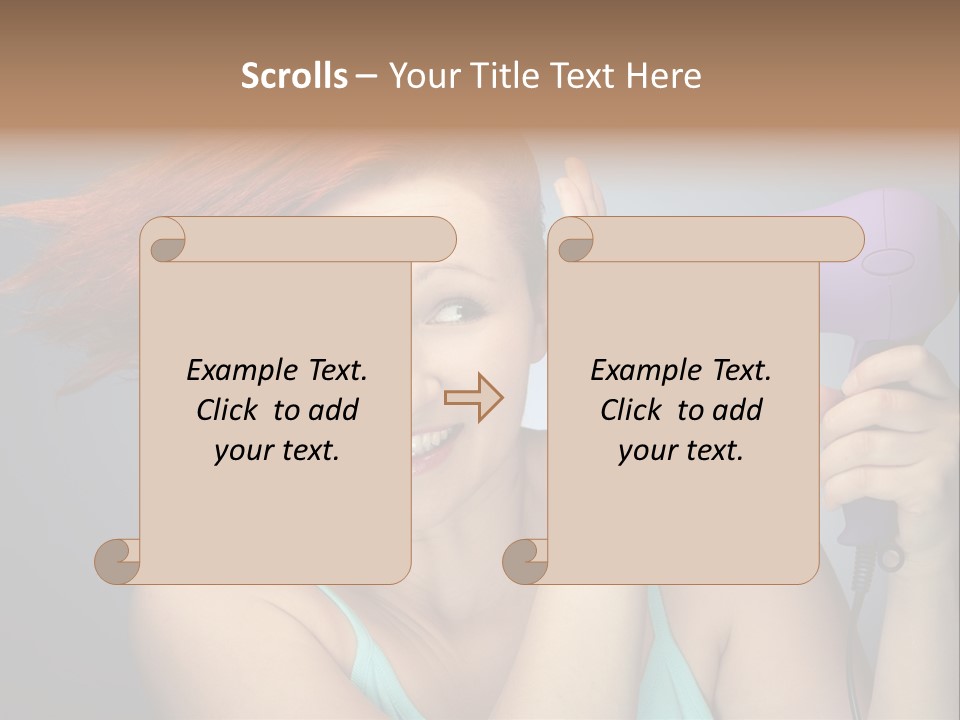 Color Cute Eye PowerPoint Template