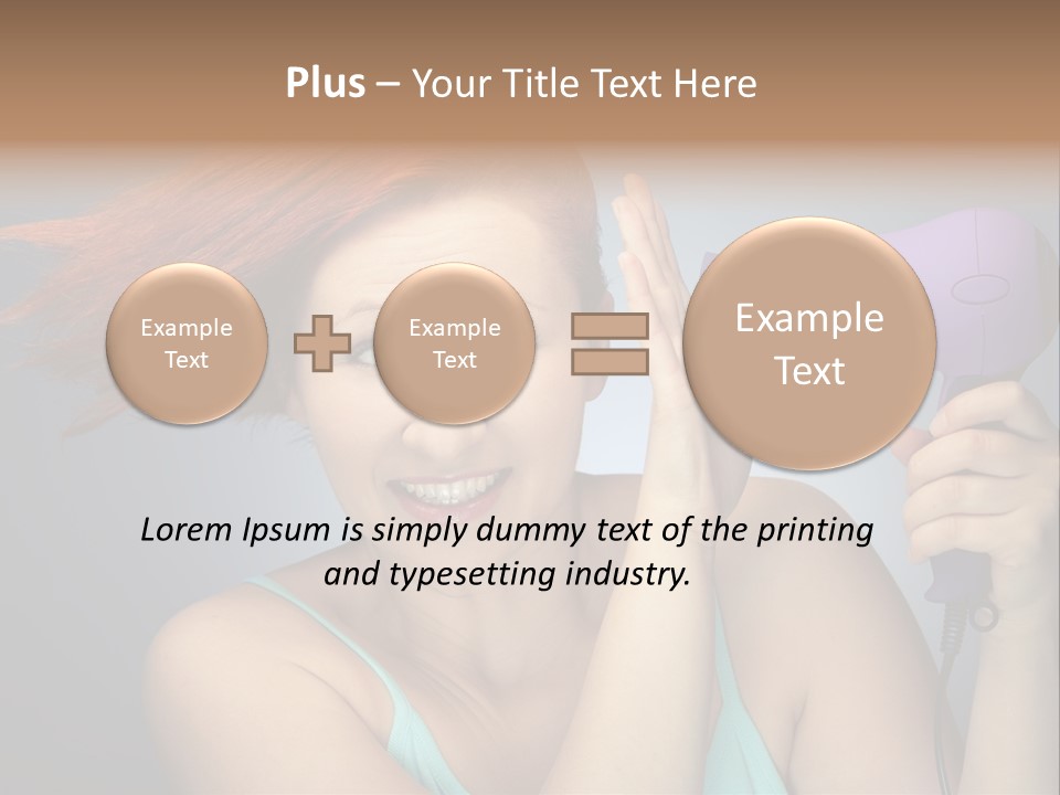 Color Cute Eye PowerPoint Template