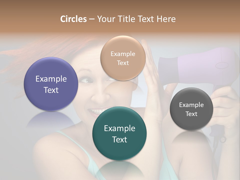 Color Cute Eye PowerPoint Template
