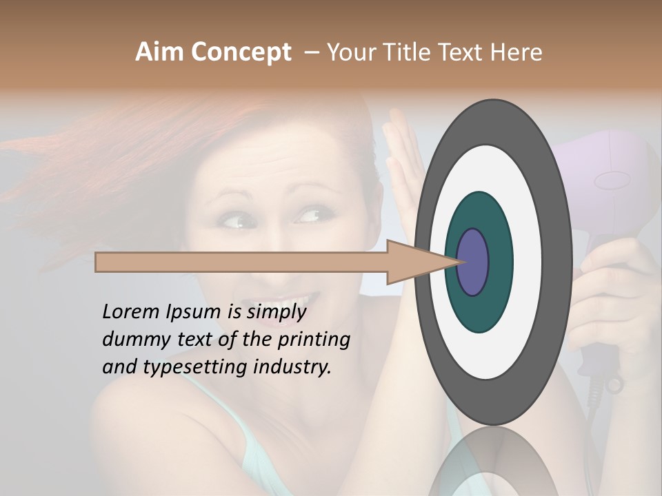 Color Cute Eye PowerPoint Template