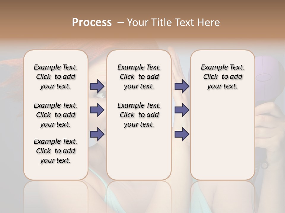 Color Cute Eye PowerPoint Template