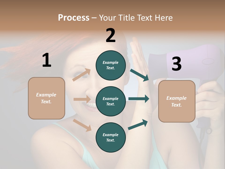 Color Cute Eye PowerPoint Template