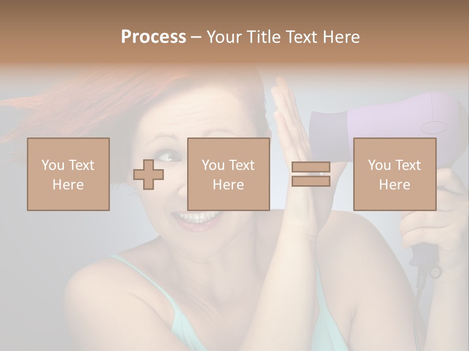 Color Cute Eye PowerPoint Template