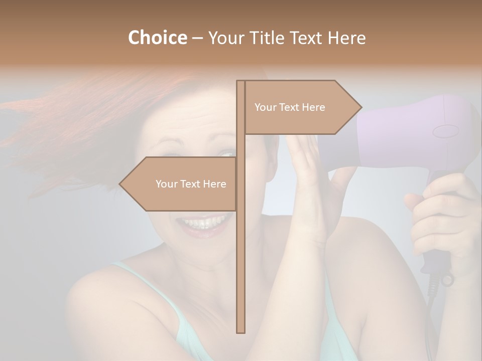 Color Cute Eye PowerPoint Template