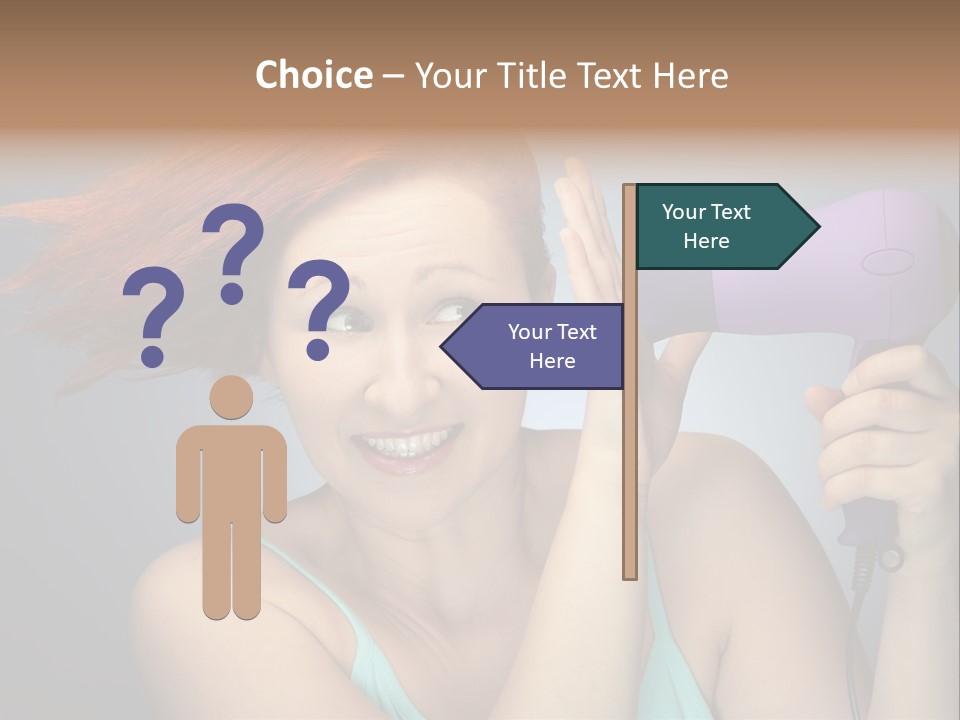 Color Cute Eye PowerPoint Template