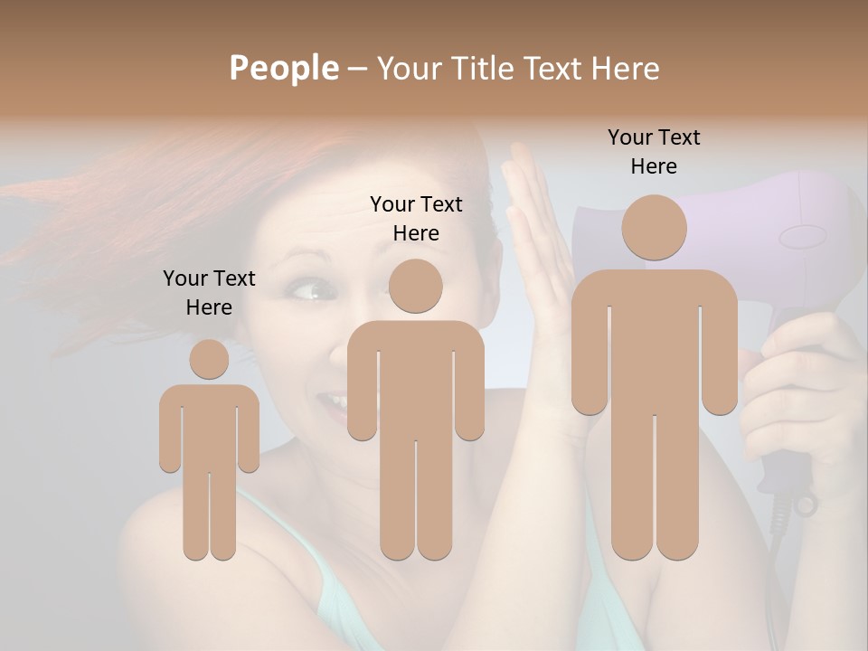 Color Cute Eye PowerPoint Template