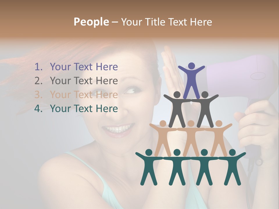 Color Cute Eye PowerPoint Template